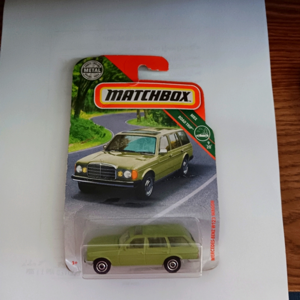 Collectible Mercedes-Benz W123 Wagon 3/100 Matchbox 2019 FYP24 MBX Road Trip